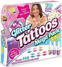 Load image into Gallery viewer, FABLAB GLITTER TATTOOS MEGA PACK