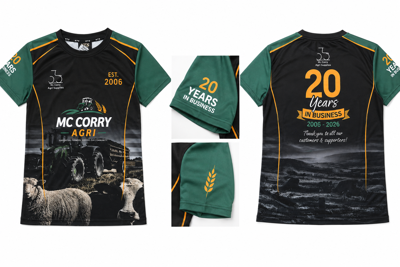 McCorry Agri 20years Jersey