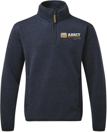 Abbey Machinery Navy Fleece pullover