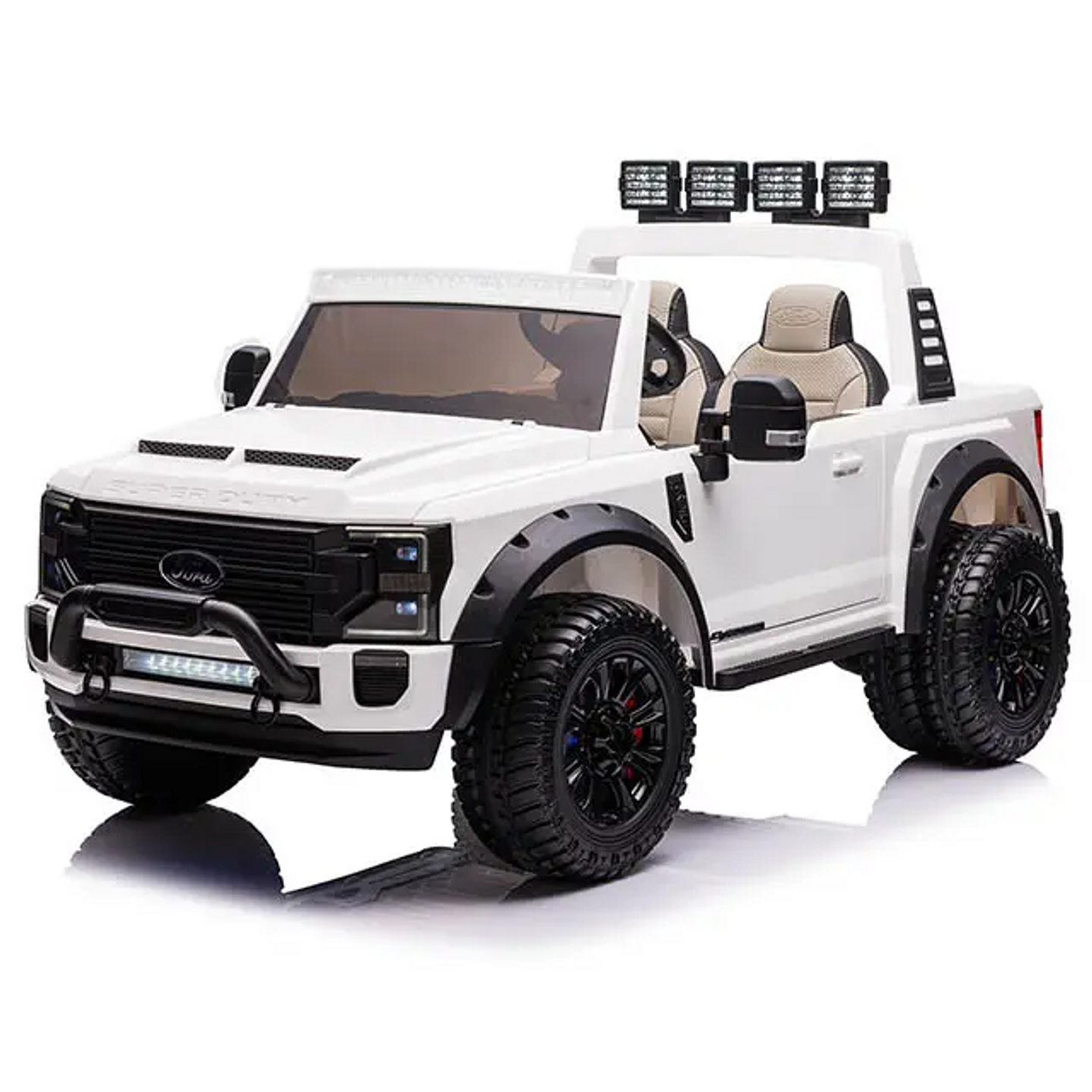 Ford Super Duty F450 24V Electric Ride On Truck WHITE