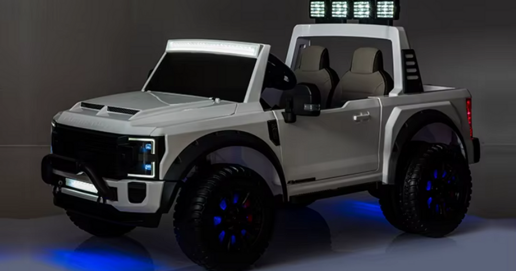 Ford Super Duty F450 24V Electric Ride On Truck WHITE