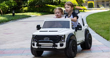 Load image into Gallery viewer, Ford Super Duty F450 24V Electric Ride On Truck WHITE