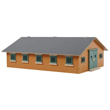 Kids Globe Wooden 9-Horse Stable