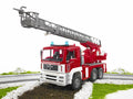MAN TGA Fire engine with selwing ladder