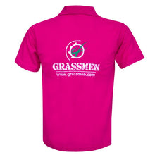Load image into Gallery viewer, GRASSMEN Pink Polo Shirt