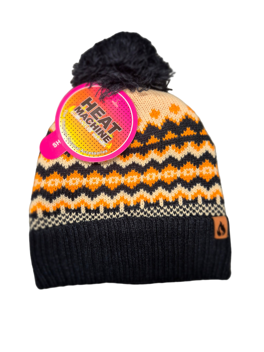 HEAT MACHINE LADIES NORDIC BOBBLE HAT