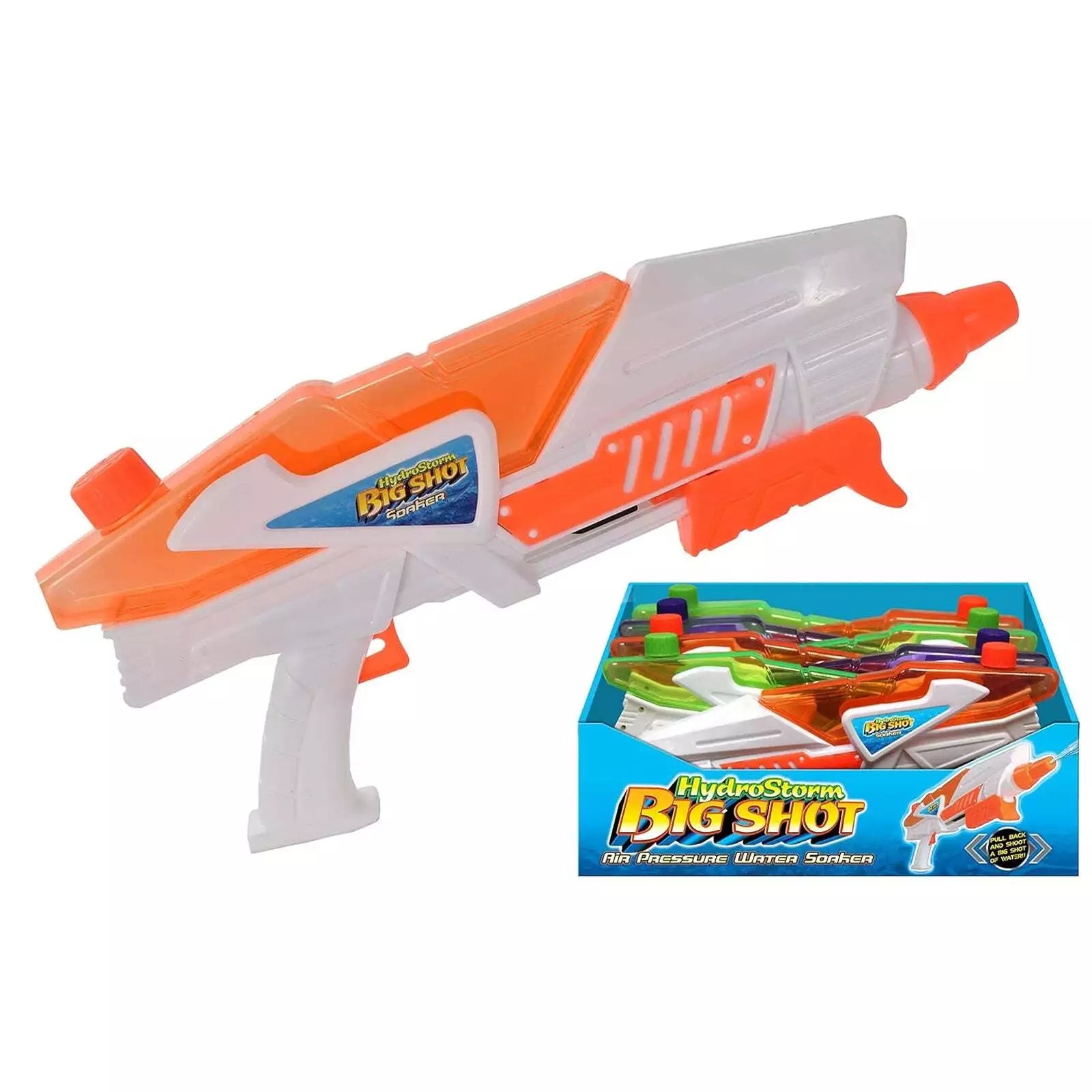 Pump action triggered water gun