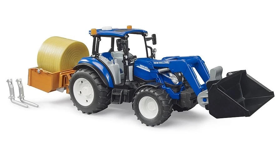 Bruder New Holland T5.120 with Frontloader