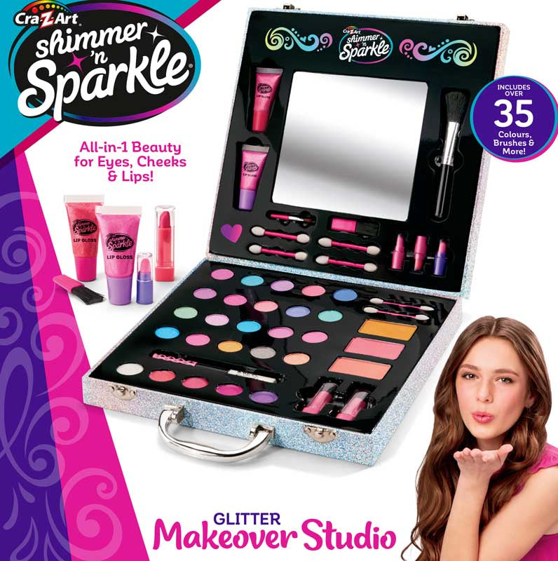 SHIMMER N SPARKLE SHIMMERING GLITTER MAKEOVER STUDIO