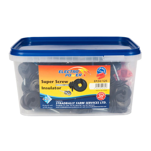 Electro Power Super Screw Insulators - 125 Pieces