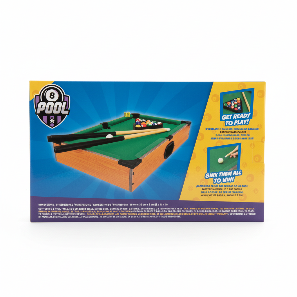 Tabletop Pool - Clean Product Shot