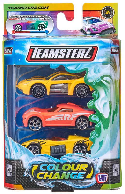 TEAMSTERZ STREET MACHINES COLOUR CHANGE 3 PACK