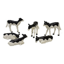 Load image into Gallery viewer, Kids Globe 6 Black &amp; White Standing &amp; Lying Calves