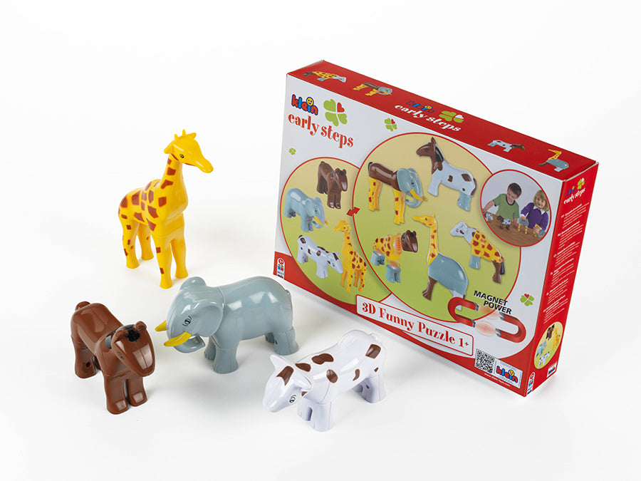 Magnetic Animal Puzzle- 4 animals