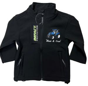 Kids Impact Black Softshell New Holland Tractor McCorry Agri
