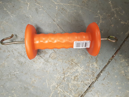 Orange gate handle