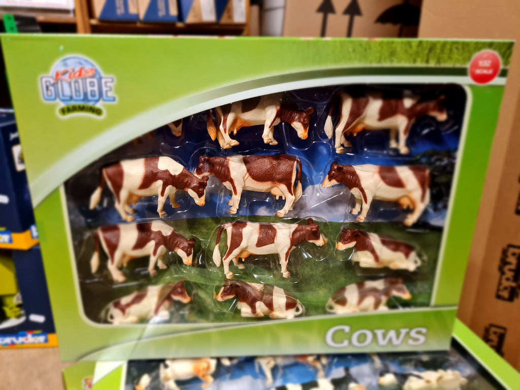 12 Standing/Lying cows