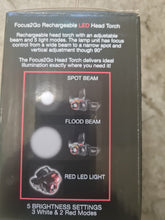 Load image into Gallery viewer, Clulite HL21 Focus2Go Rechargeable LED Head Torch With Adjustable Beam