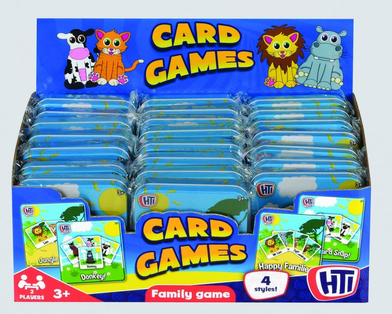Children's Card Games In A Tin