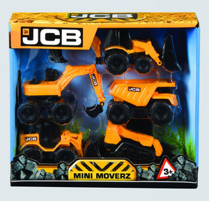 5pc JCB Mini Moverz