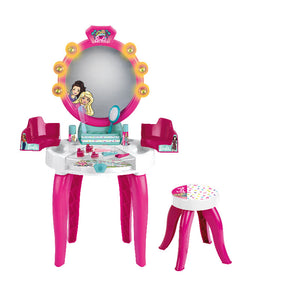 Barbie beauty studio with light and sound function with accessories