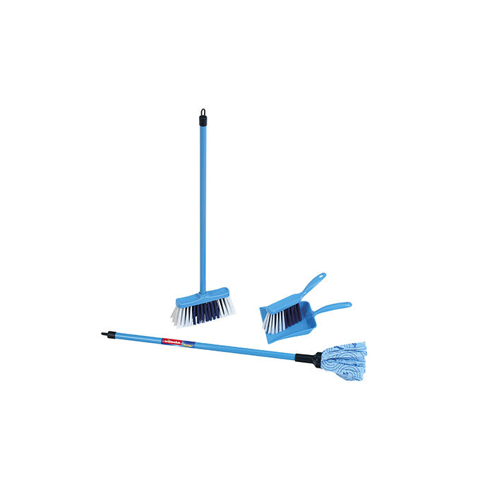 Vileda Mop & Bucket Set or Cloth Mop With Brush And Pan Set