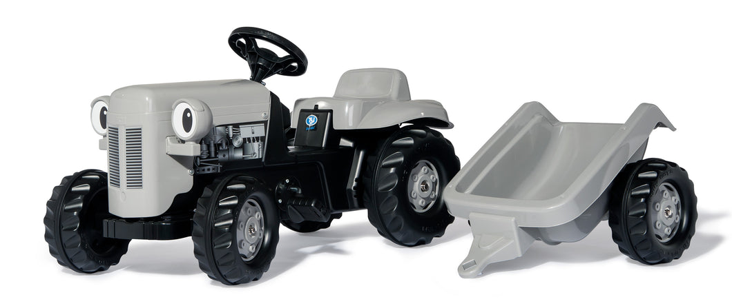 Little Grey Fergie Tractor & Trailer