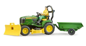 John Deere Ride on Mower/Trailer