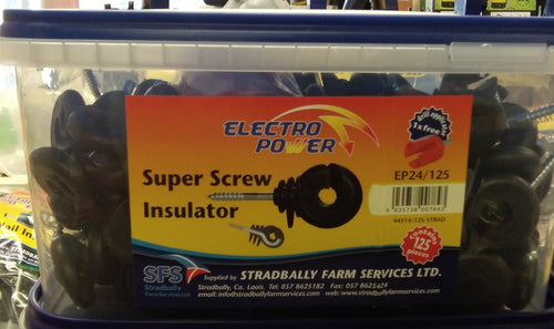 Electro Power Super Screw Insulators - 125 Pieces