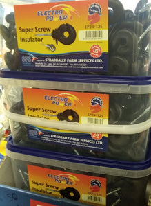 Electro Power Super Screw Insulators - 125 Pieces