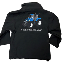Load image into Gallery viewer, Kids Impact Black Softshell – New Holland Tractor