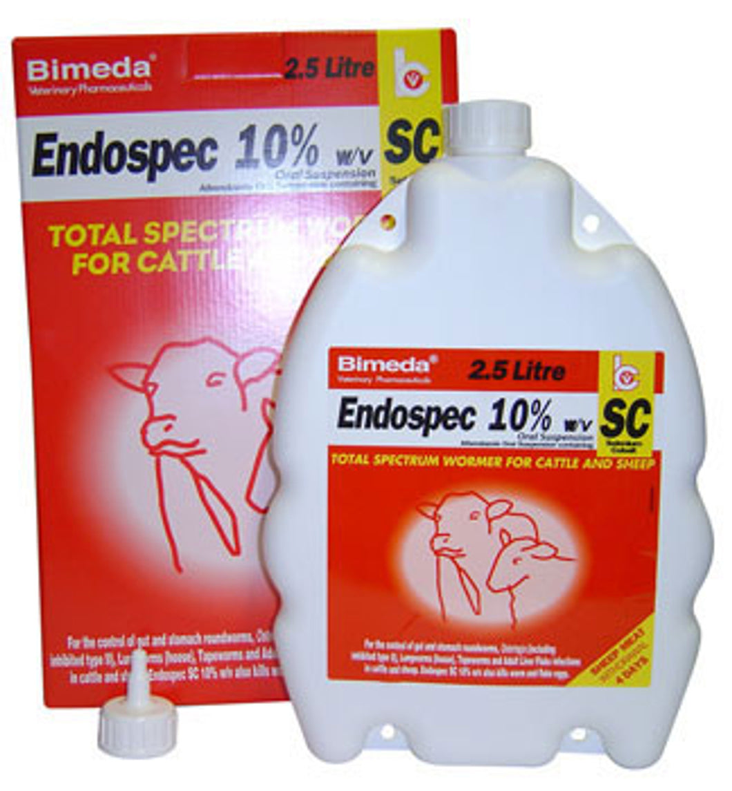 Endospec Total Wormer for Cattle and Sheep - 2.5L