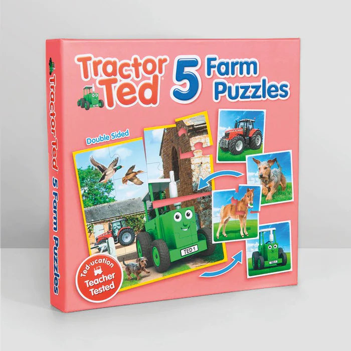 TRACTOR TED 5 FARM JIGSAW PUZZLES