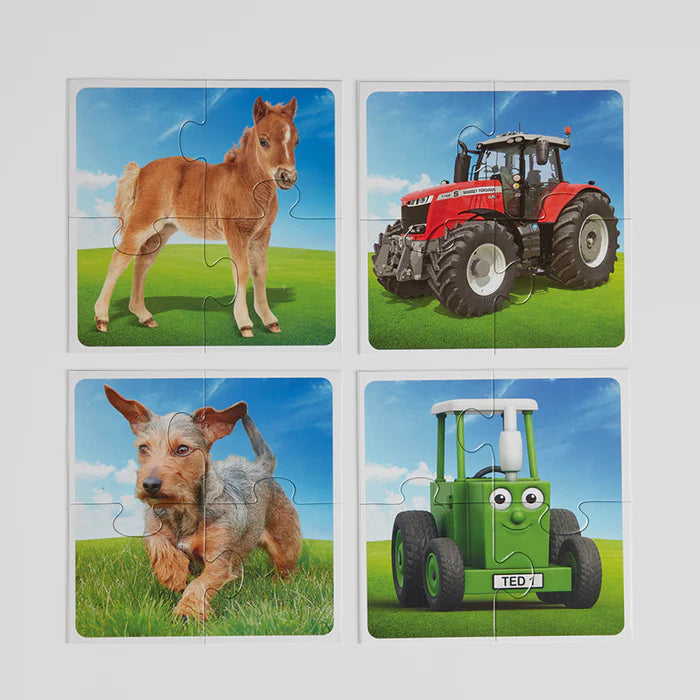 TRACTOR TED 5 FARM JIGSAW PUZZLES