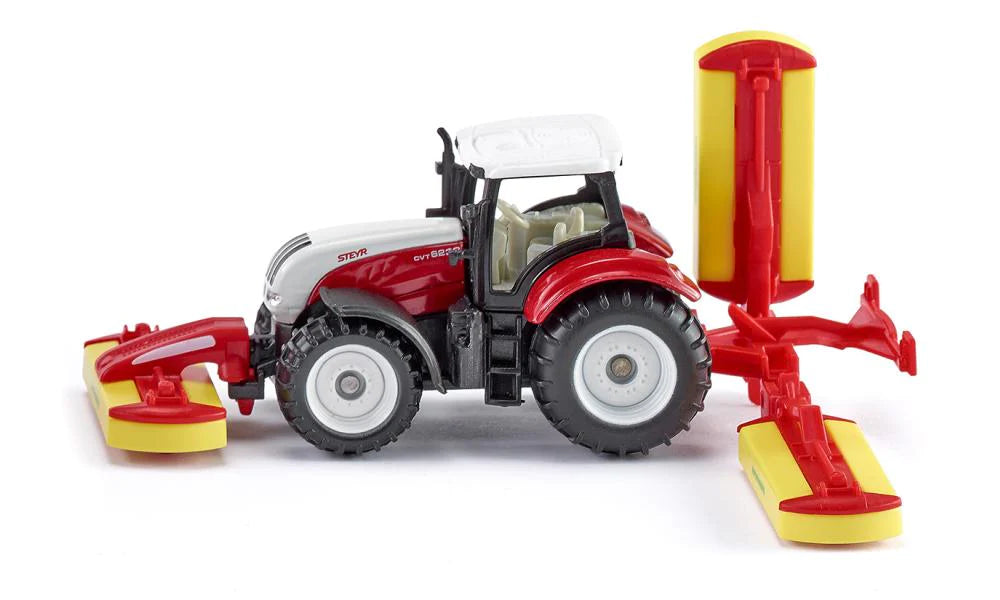 1:87 Steyr with Poettinger mower combination