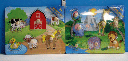 Wooden Peg Puzzle
