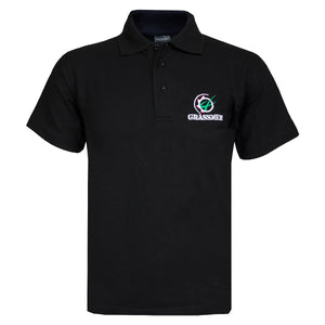 GRASSMEN ADULT Black Polo Shirt