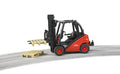Linde fork lift H30D with 2 pallets