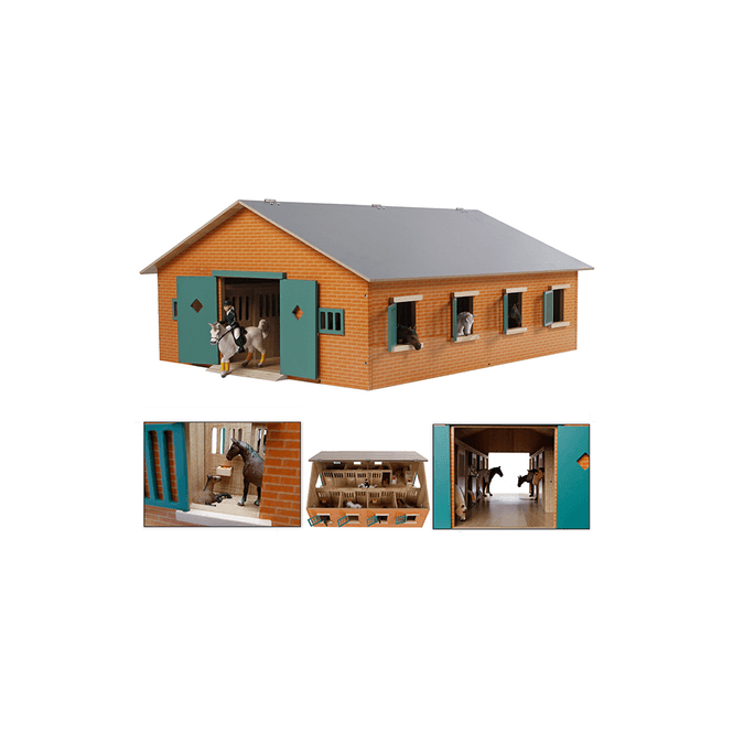 1:24 Large Horse Stable  72.5x60x37.5cm