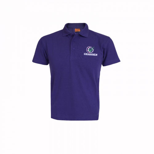 GRASSMEN Purple Polo Shirt