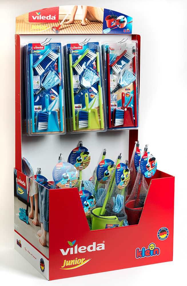 Vileda Mop & Bucket Set or Cloth Mop With Brush And Pan Set