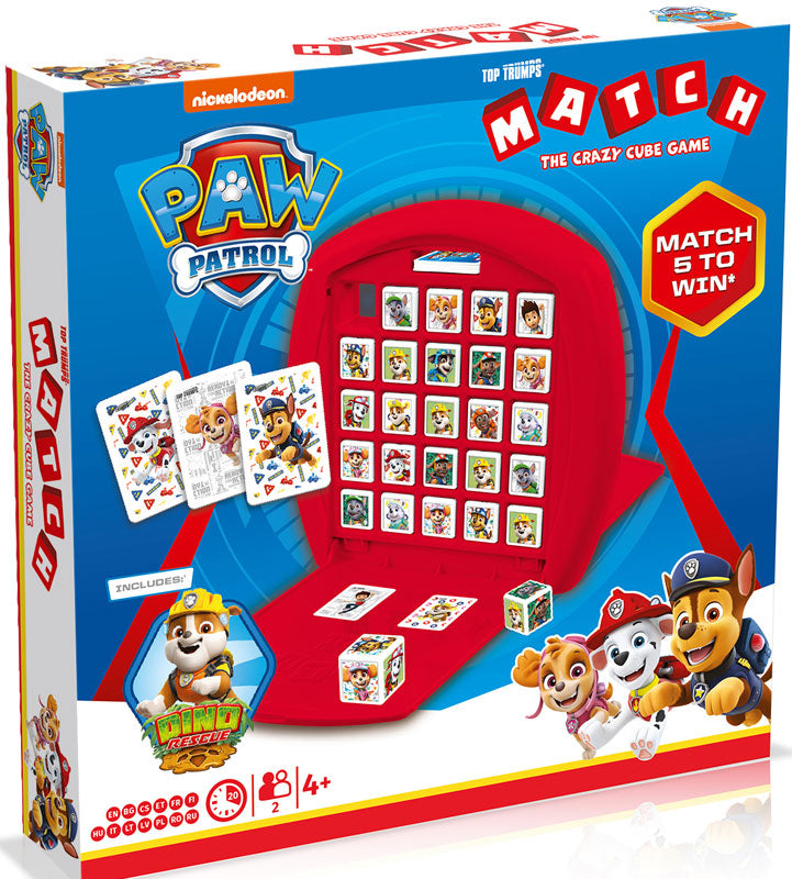 TOP TRUMPS MATCH PAW PATROL - DINO RESCUE